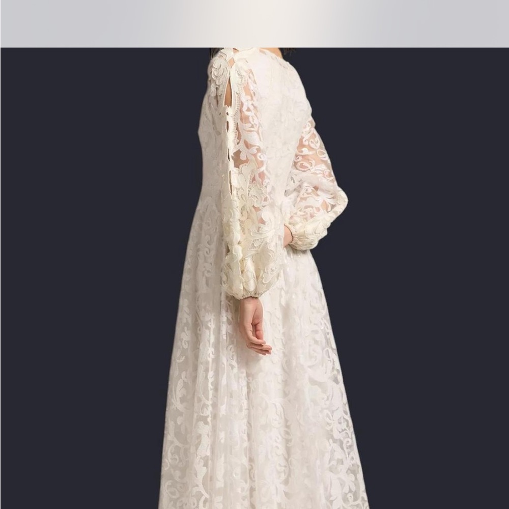 Anthropologie White Maxi Dress - Picture 3 of 9